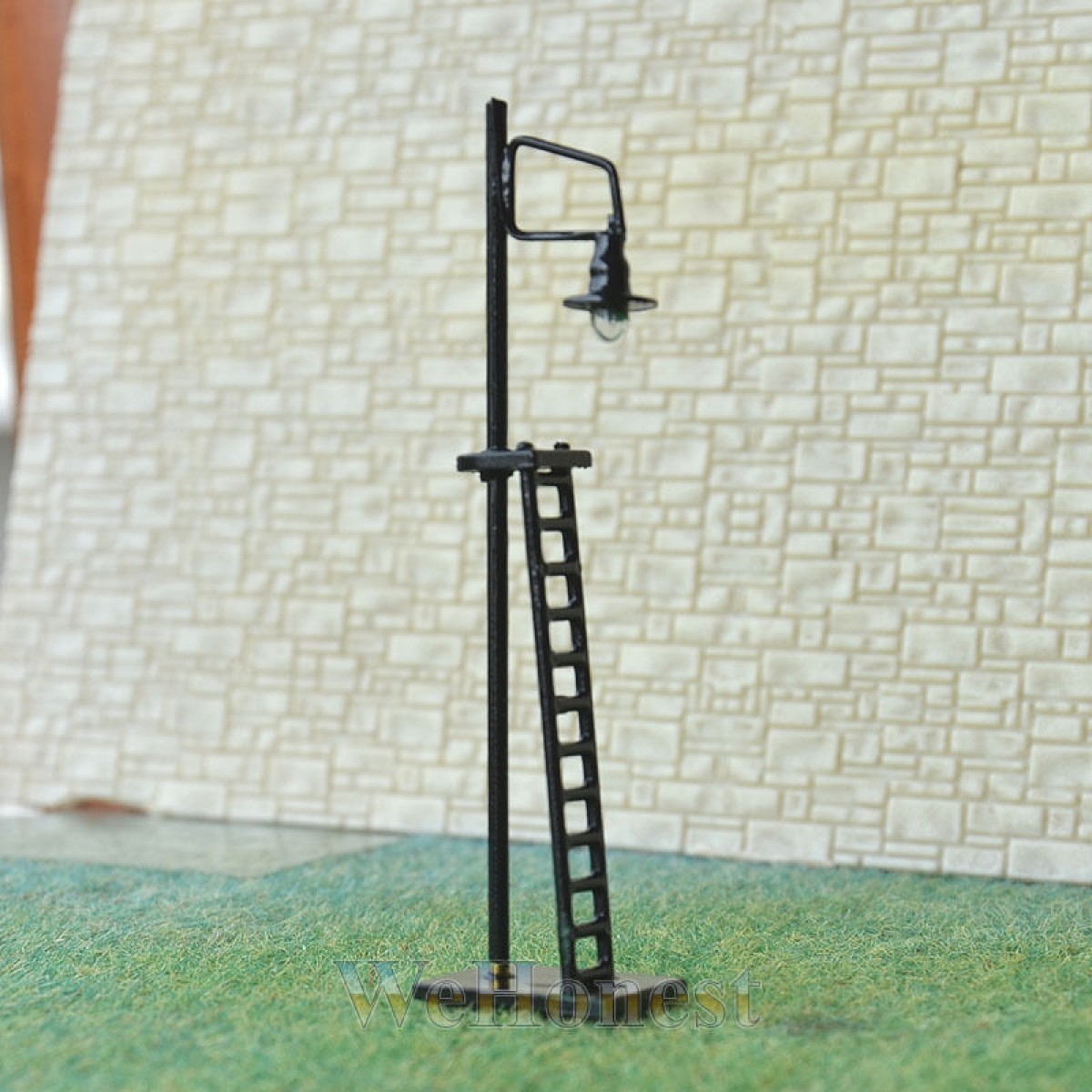 2 x N gauge Yard Lights Model Lamp posts Scenery Lamps + free resistors #R42-8